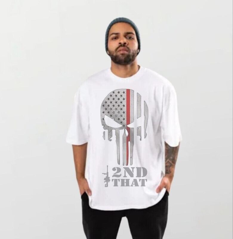 2nd that red_Elite Tee white