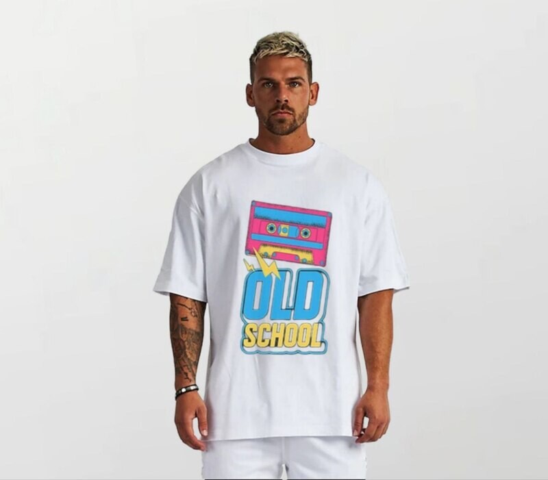 Old school_Elite Tee white