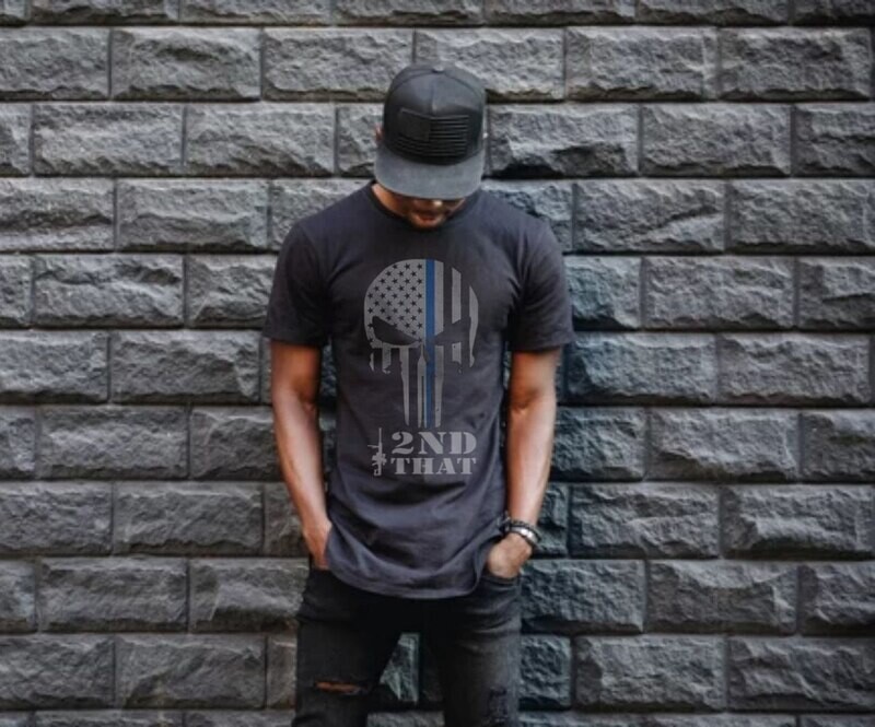 2nd that blue_Elite Tee black