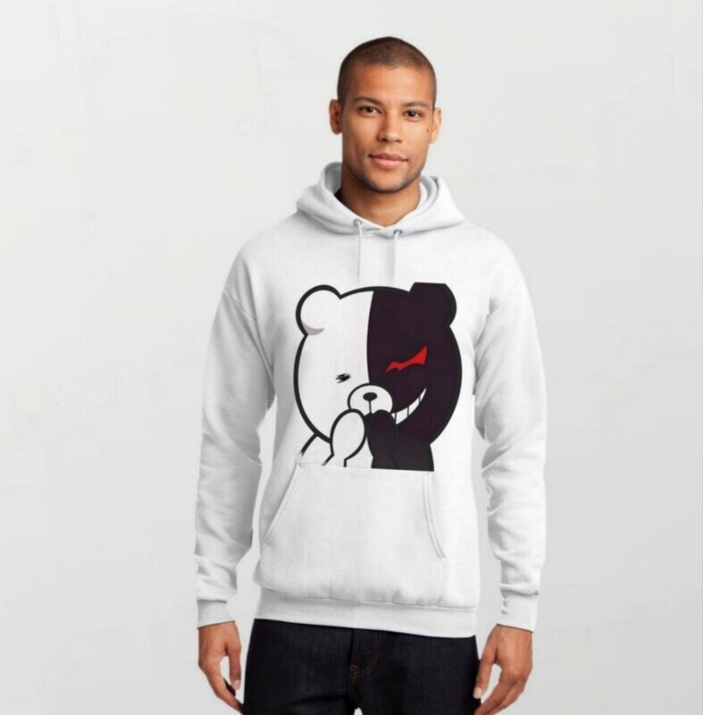 Teddy BW_Elite Hoodie white