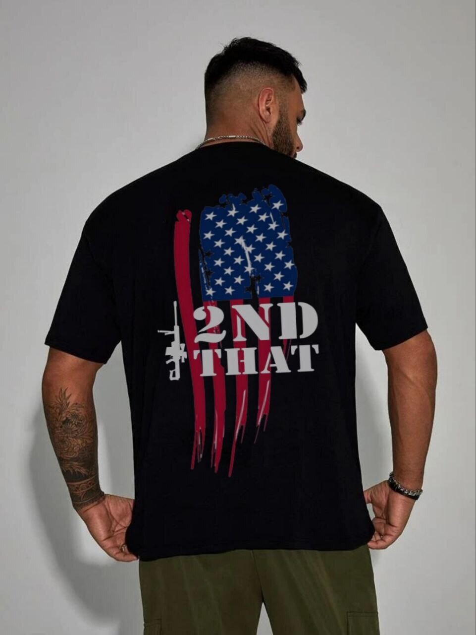 2nd that flag_Elite Tee black