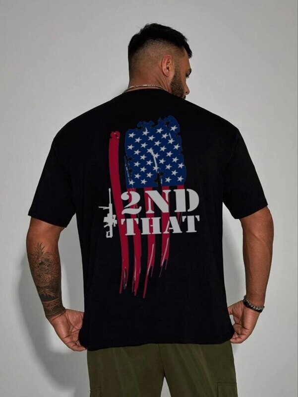 2nd that flag_Elite Tee black