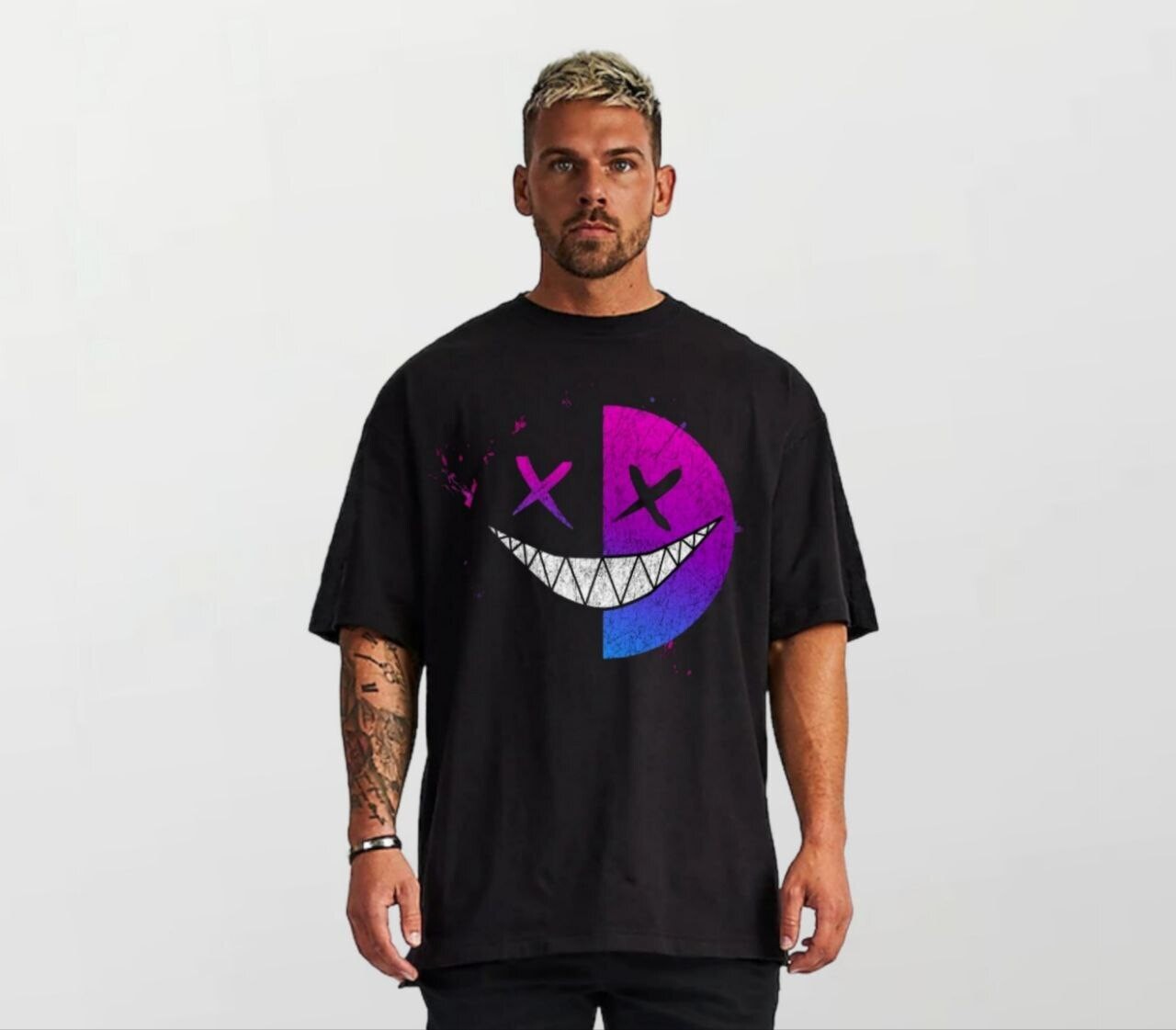 Wockee smile2_Elite Tee black