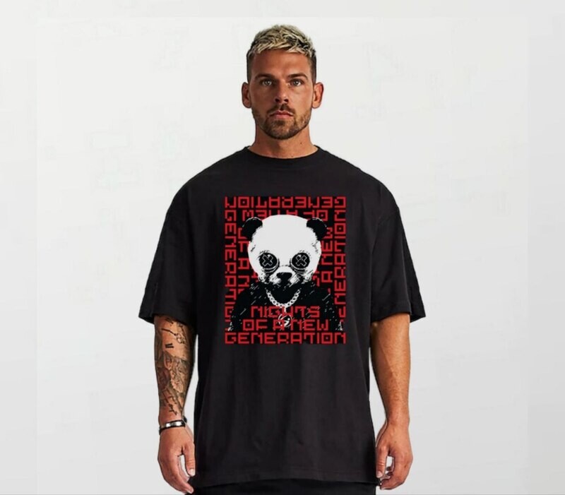 Panda new gen_Elite Tee black