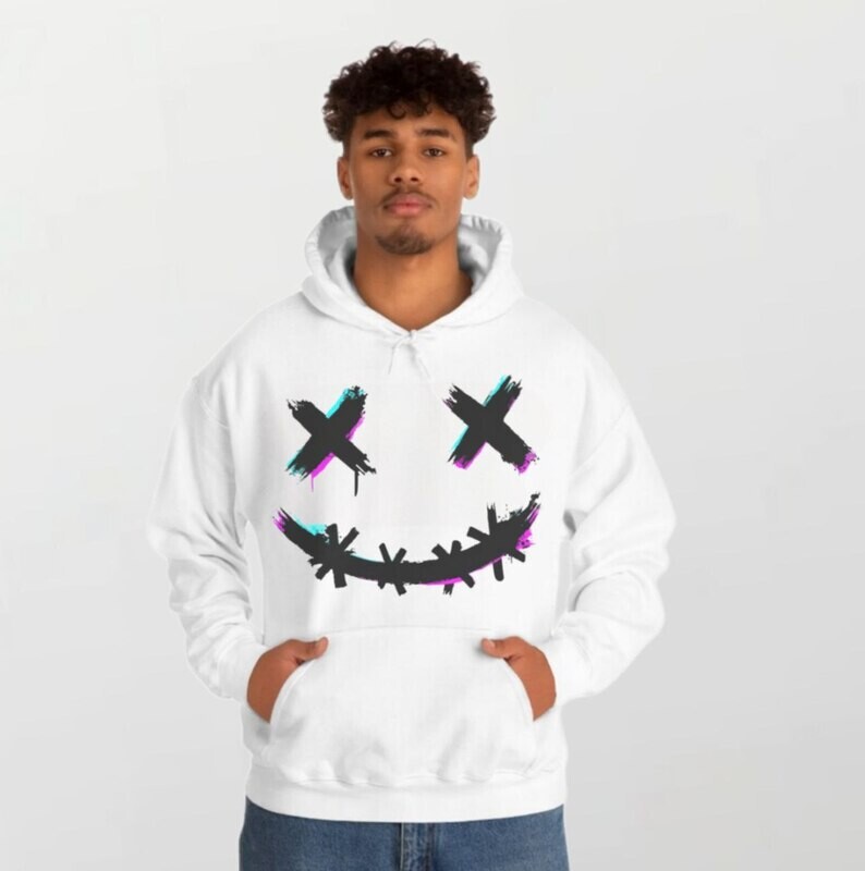 Wockee smile3_Elite Hoodie white