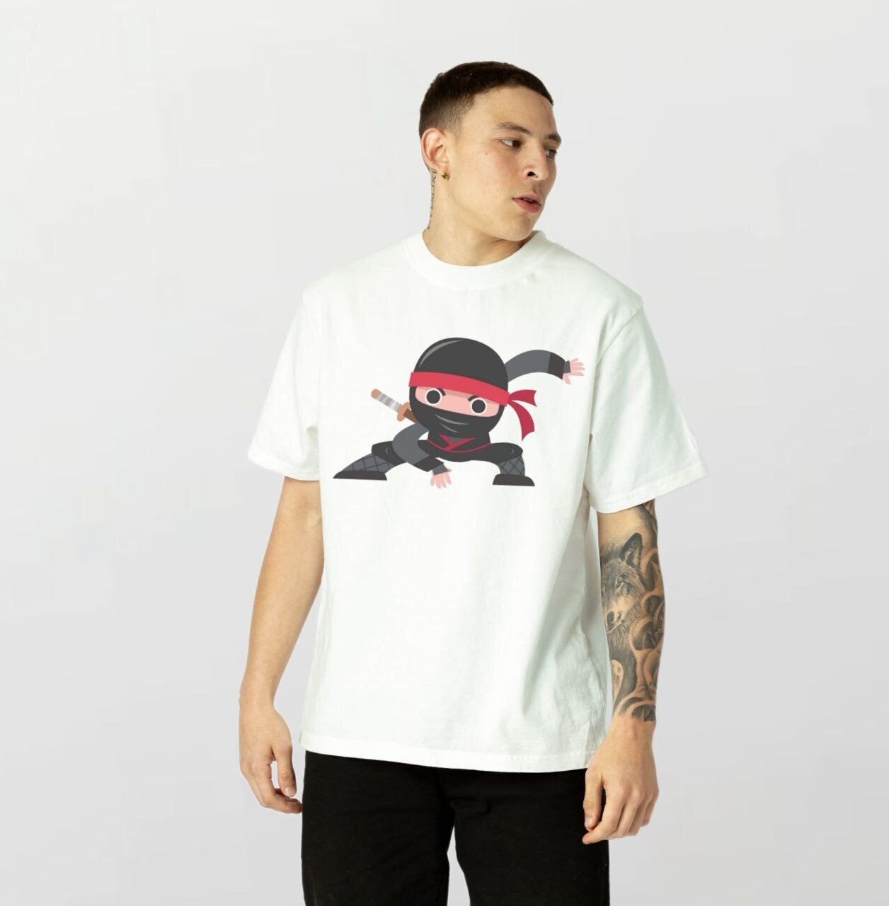Ninja_Elite Tee white