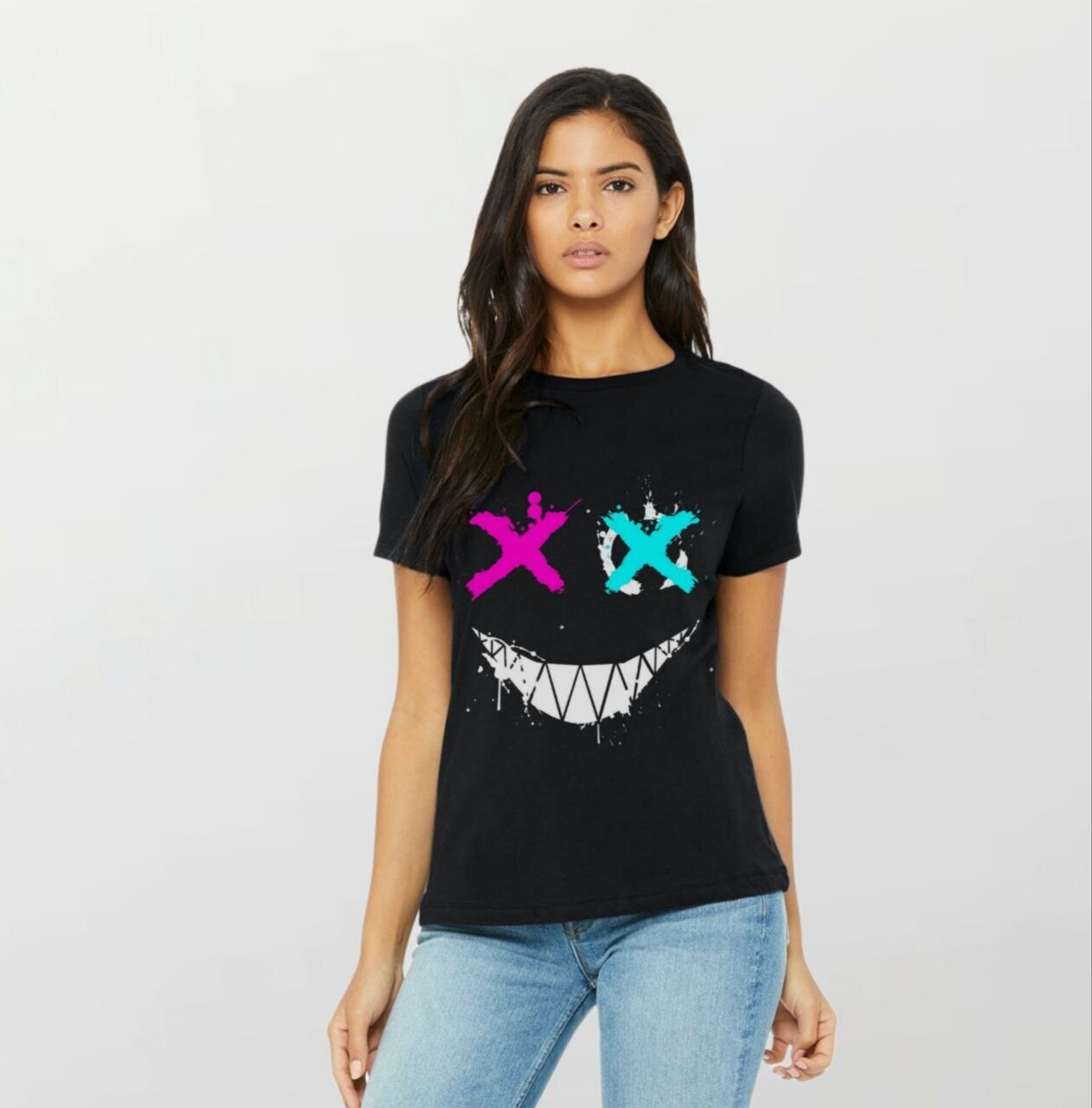 Wockee smile_Women&#39;s Elite Tee black
