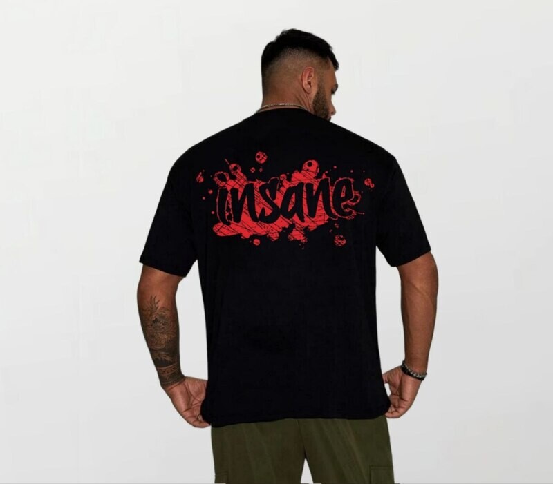 Insane red_Elite Tee black