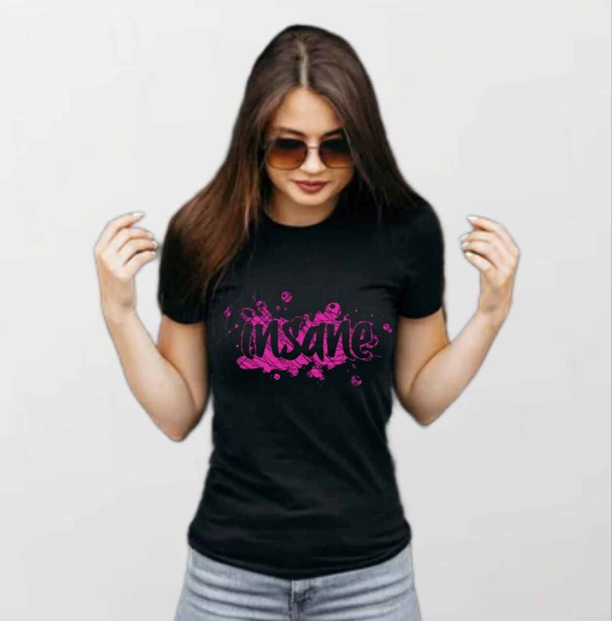 Insane pink_Women&#39;s Elite Tee black