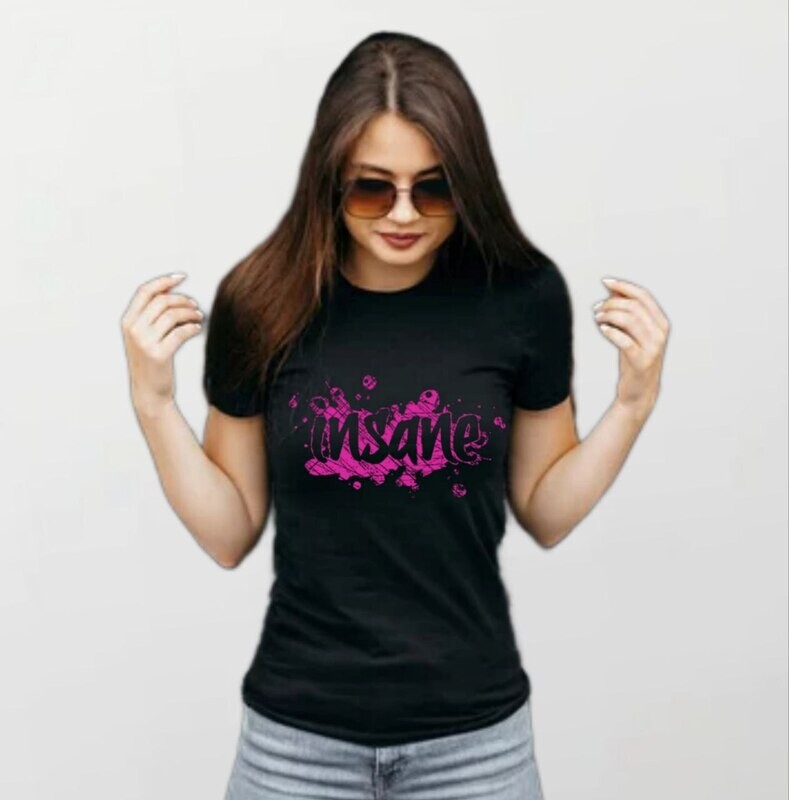 Insane pink_Women&#39;s Elite Tee black