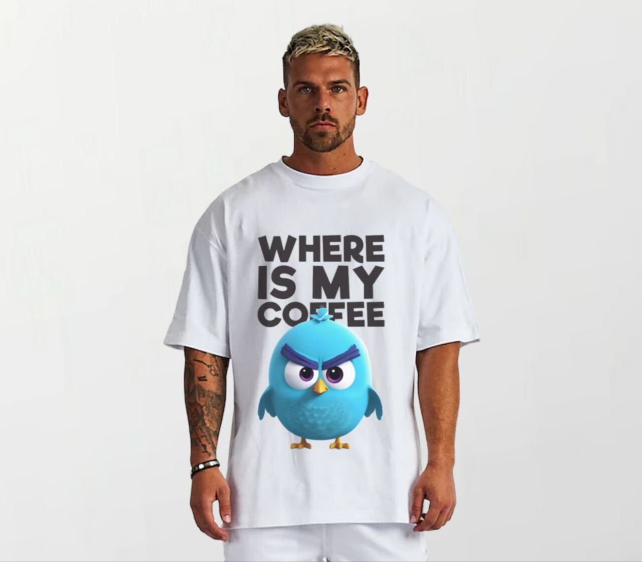 Where my coffee_Elite Tee white