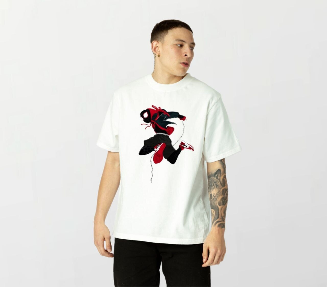 Spidey_Elite Tee white