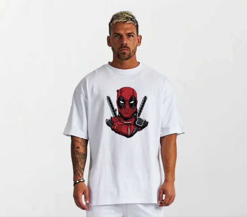 Deadpool_Elite Tee white