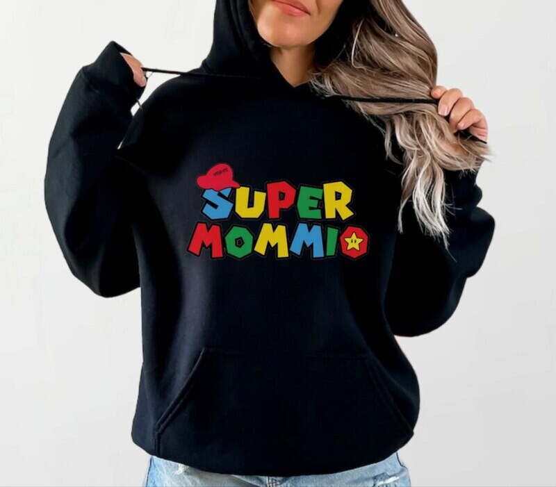 Super mommio_Women&#39;s Elite Hoodie black