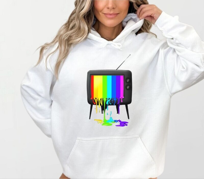 TV drip_Women&#39;s Elite Hoodie white