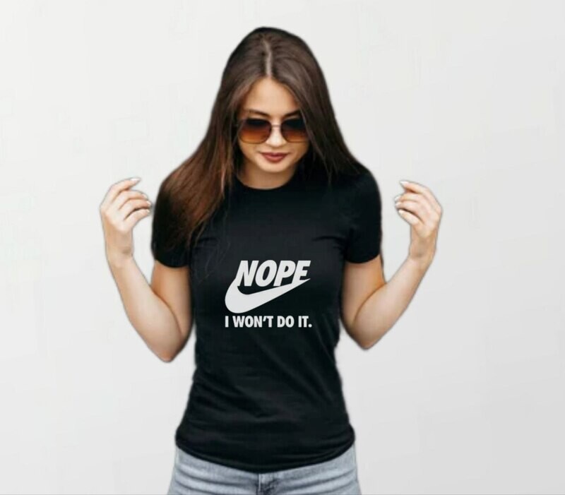 NOPE2_Women&#39;s Elite Tee black