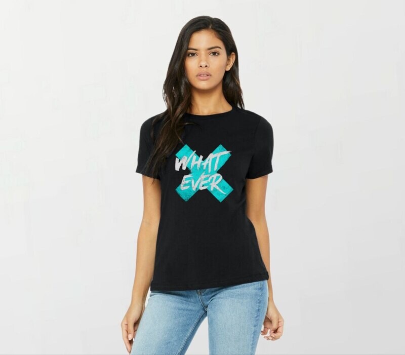 Whatever X blue_Women&#39;s Elite Tee black
