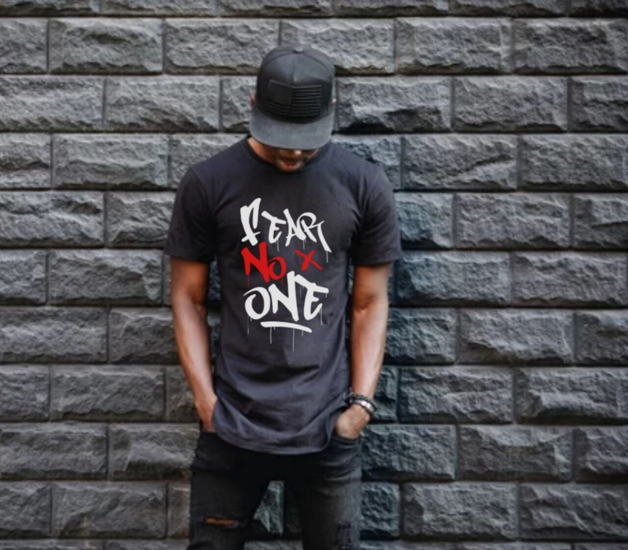 Fear no one_Elite Tee black