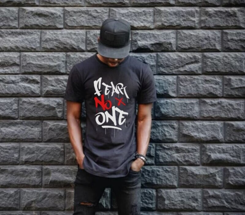 Fear no one_Elite Tee black