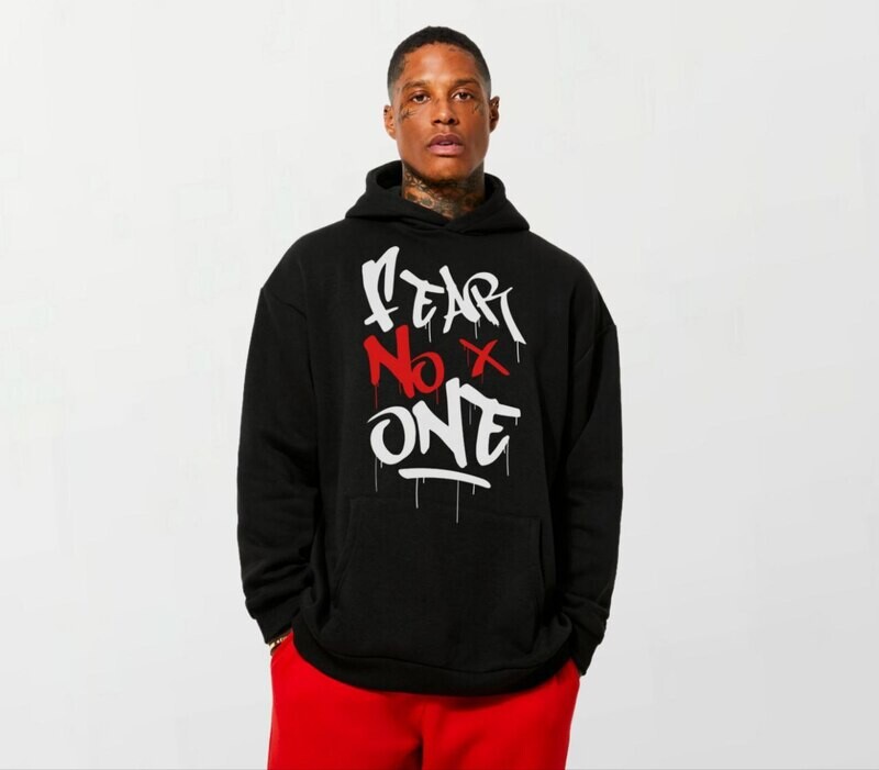 Fear no one_Elite Hoodie black