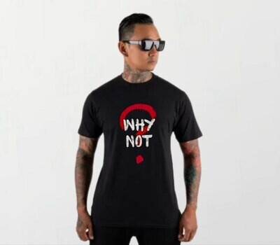 Why not red_Elite Tee white