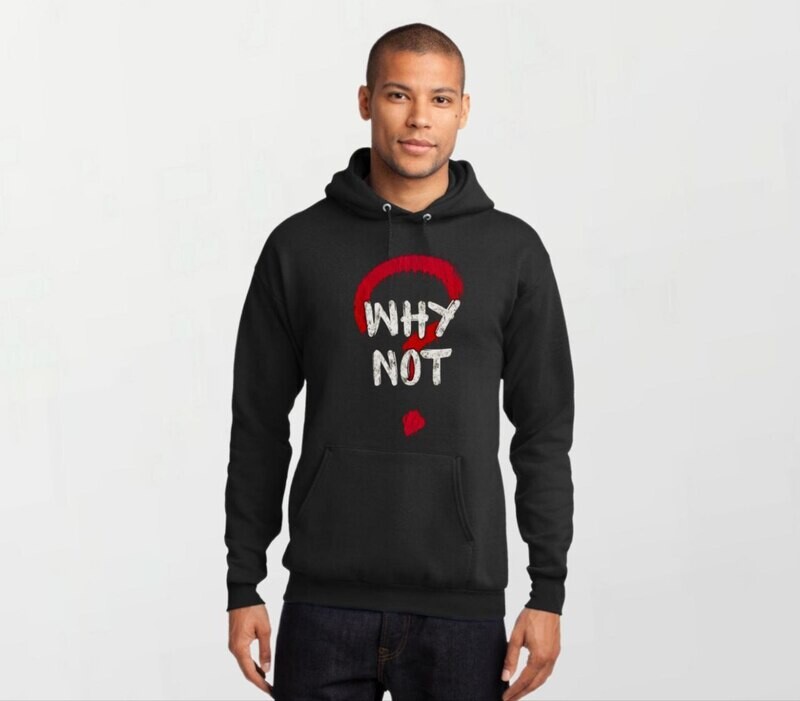 Why not red_Elite Hoodie black