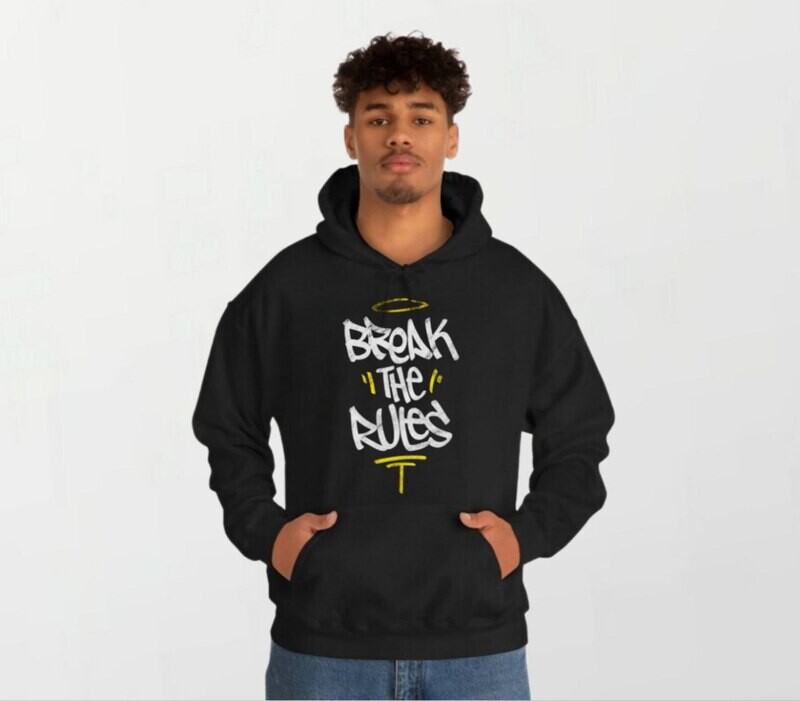 Break the rules_Elite Hoodie black