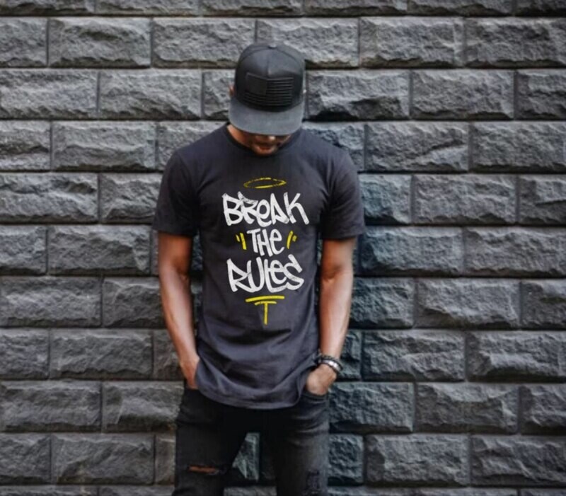 Break the rules_Elite Tee black