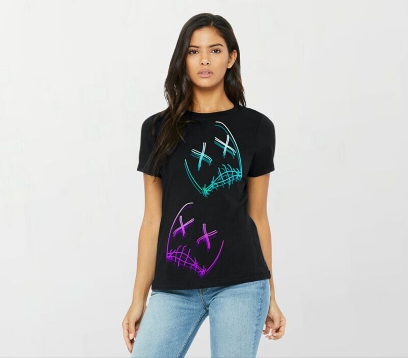 Wockee mask2_Women&#39;s Elite Tee black