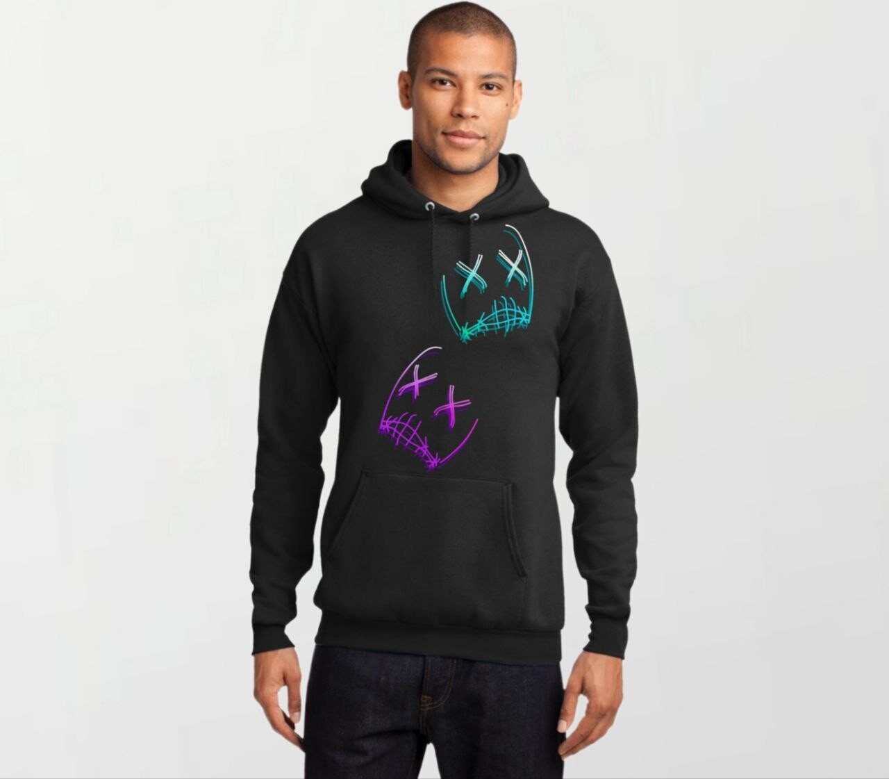 Wockee mask2_Elite Hoodie black