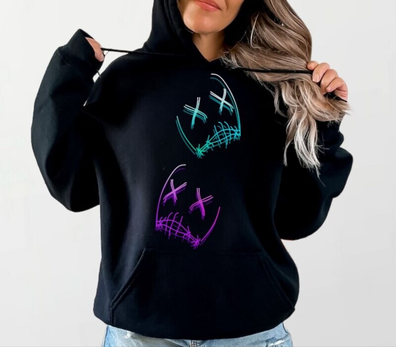 Wockee mask2_Women&#39;s Elite Hoodie black