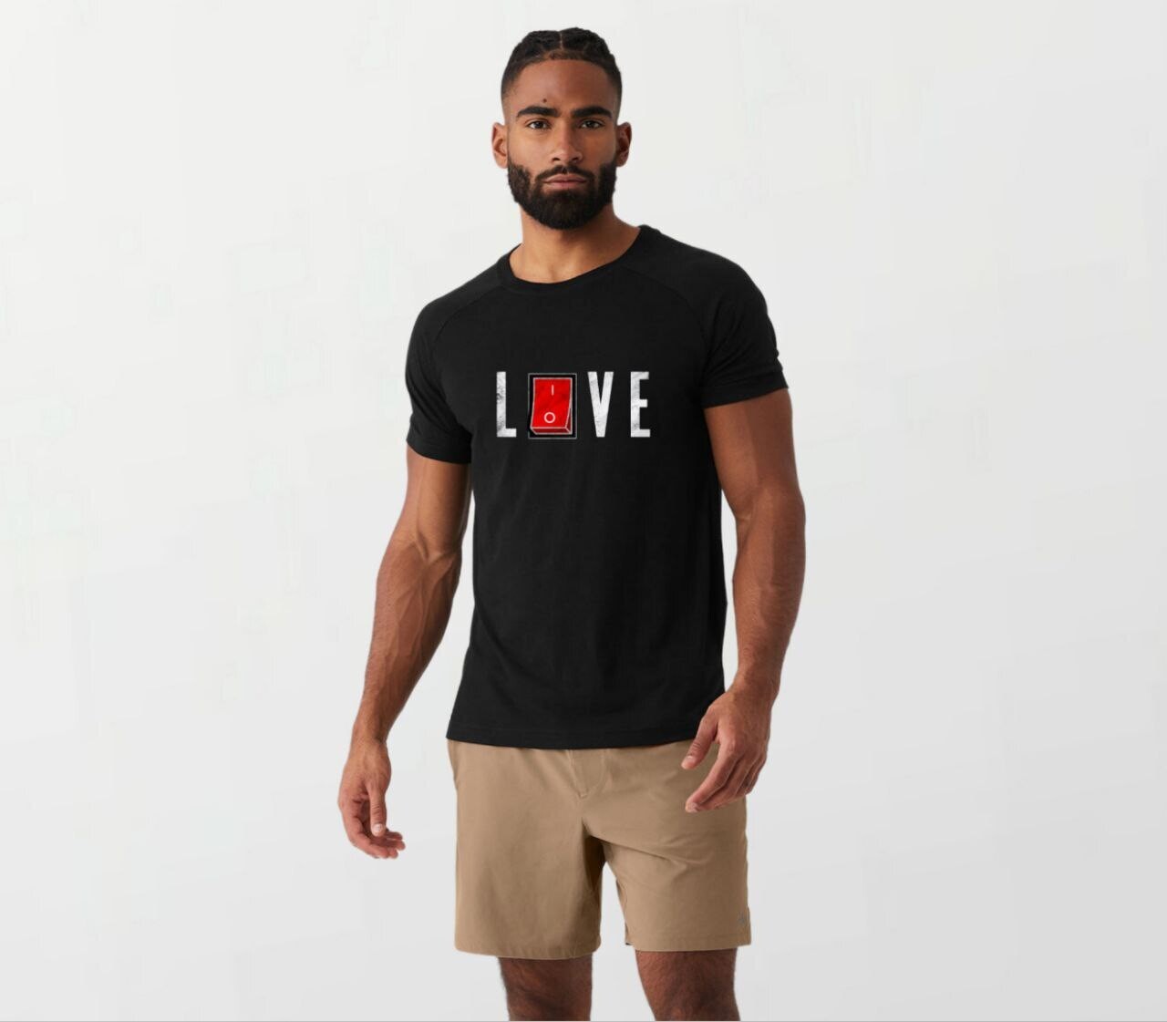 Live button_Elite Tee black