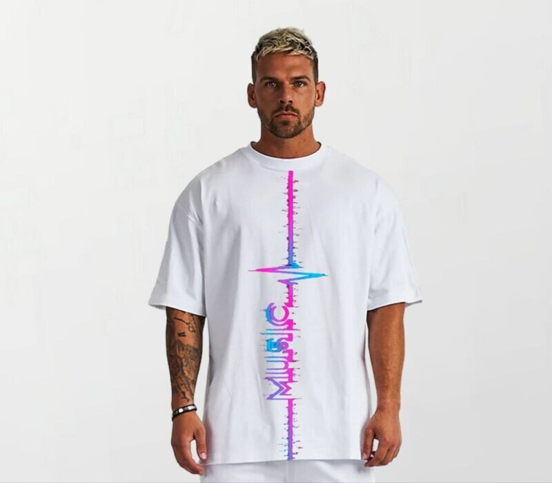 Music pulse_Elite Tee white