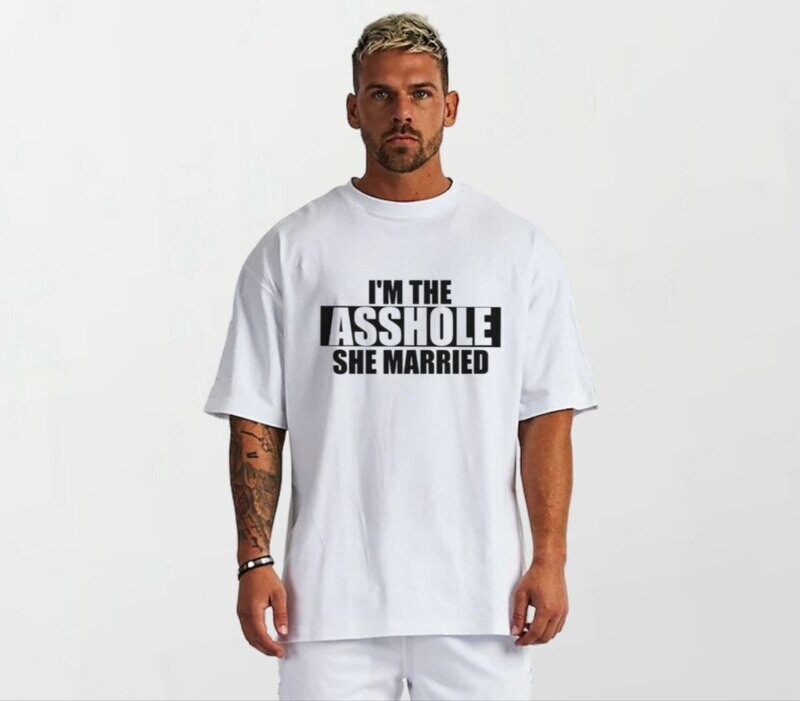 Im the asshole_Elite Tee white