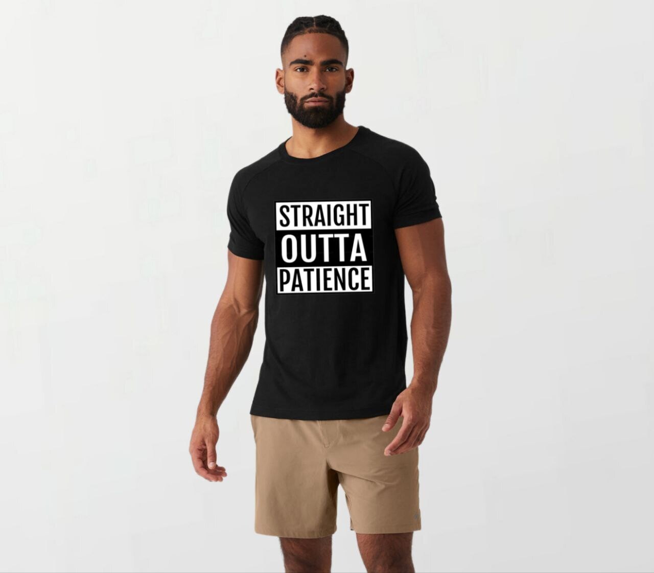 Outta patience_Elite Tee black