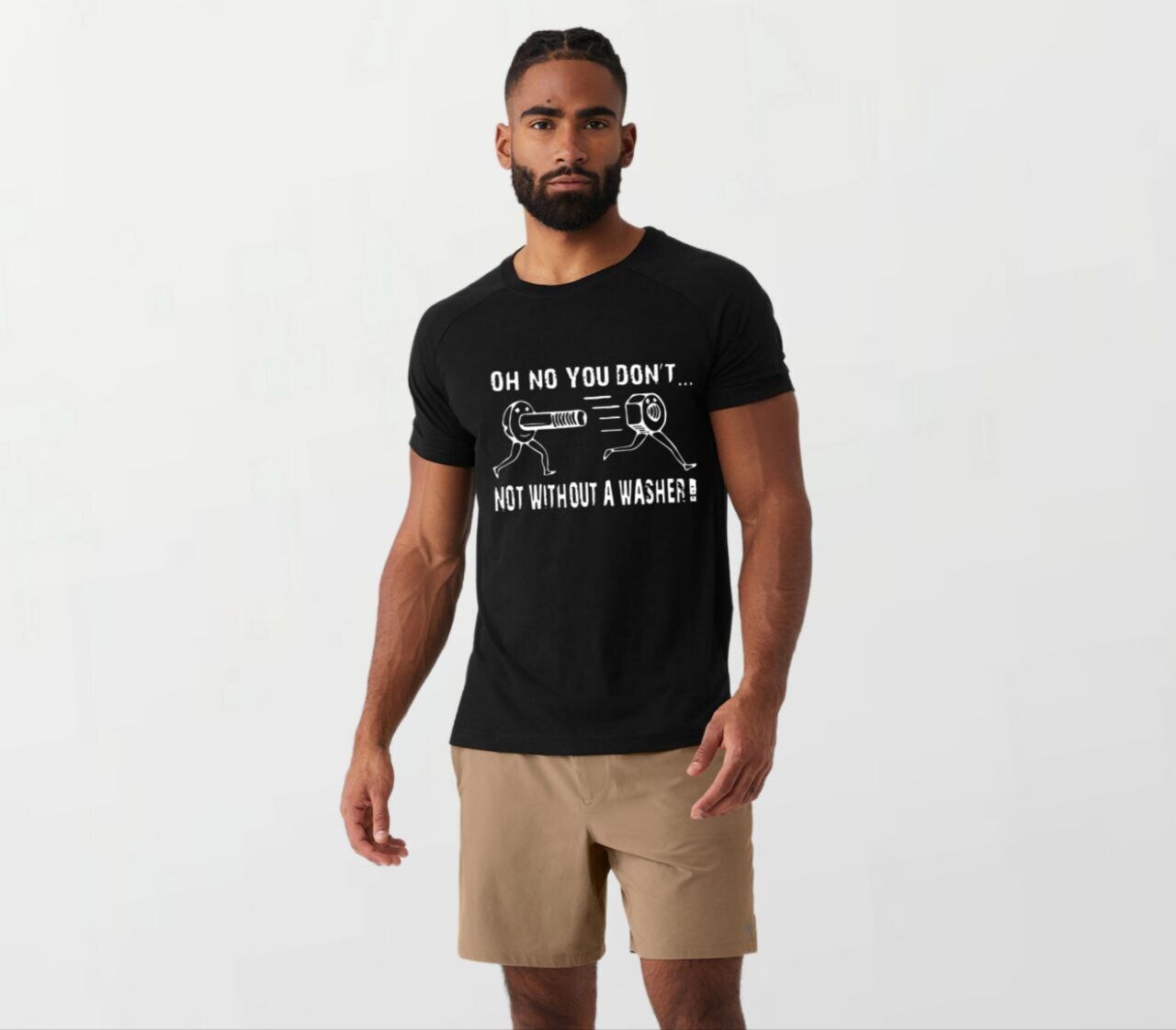 No washer_Elite Tee black