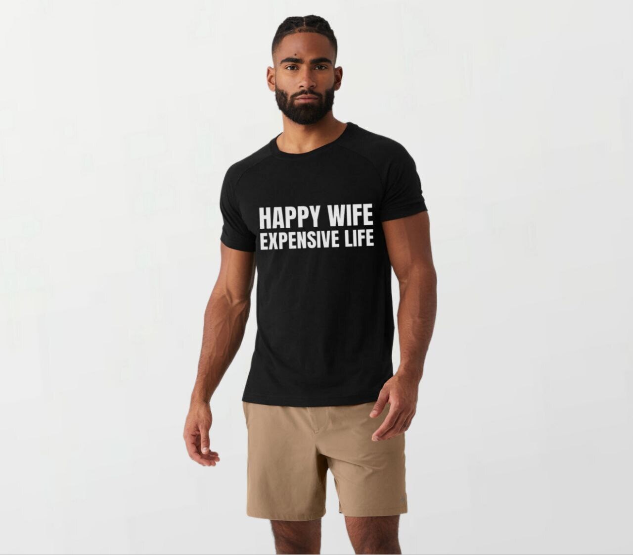Happy wife_Elite Tee black