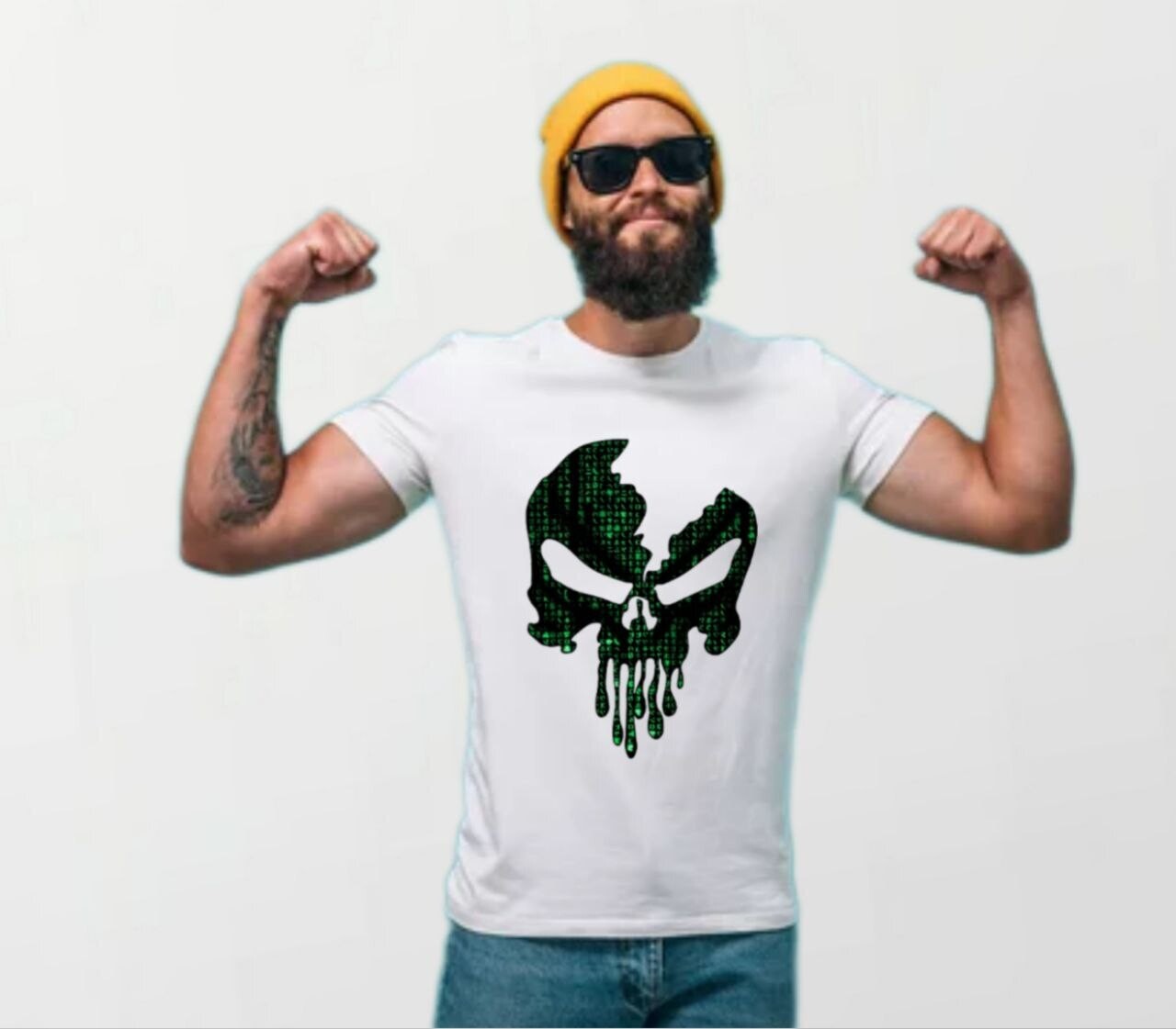 Punisher code_Elite Tee white
