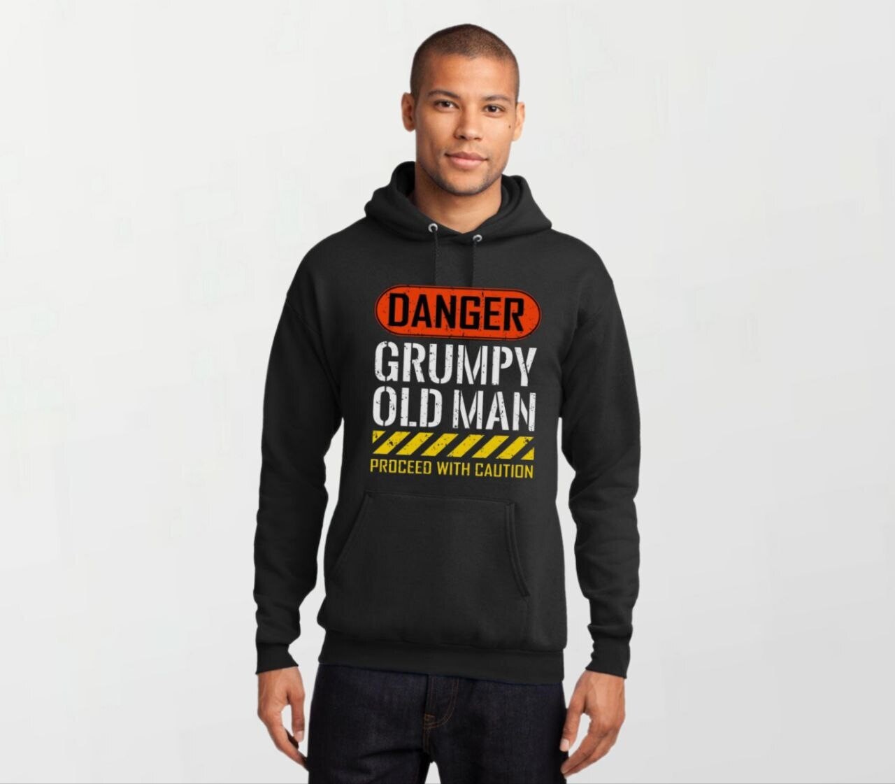 Danger grumpy_Elite Hoodie black