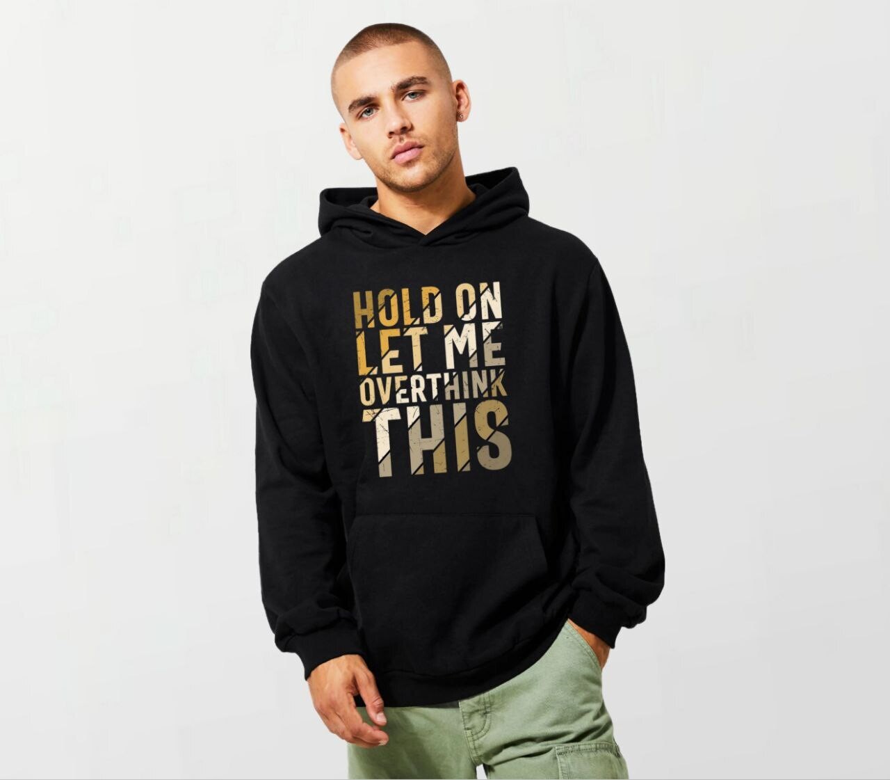 Overthink_Elite Hoodie black