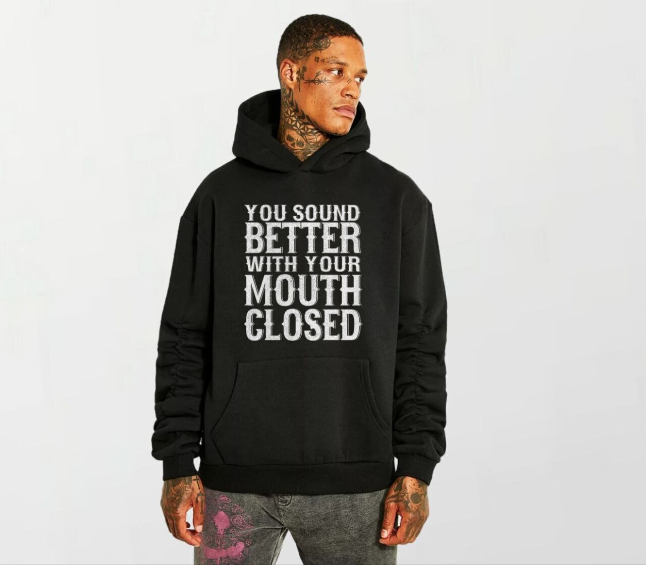 You sound better_Elite Hoodie black