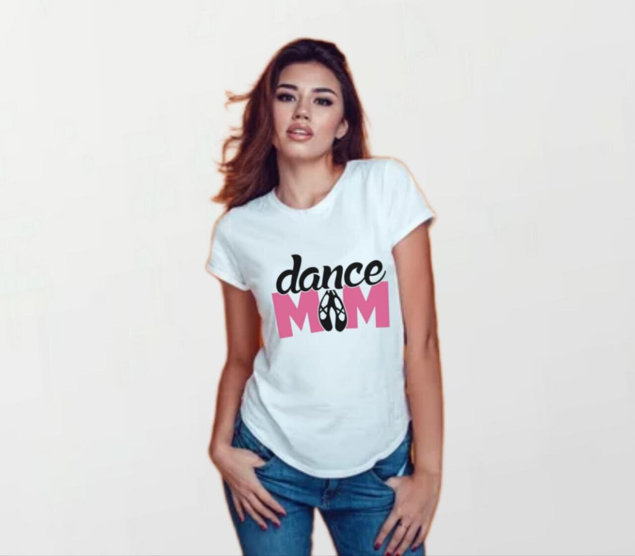 Dance mom ballet_Women&#39;s Elite Tee white