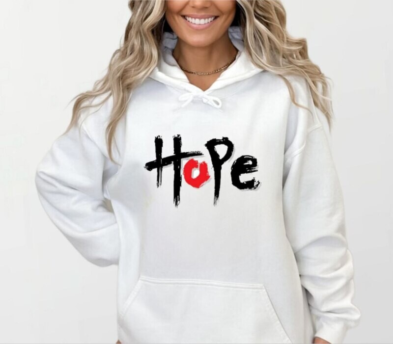 Hope_Women&#39;s Elite Hoodie white