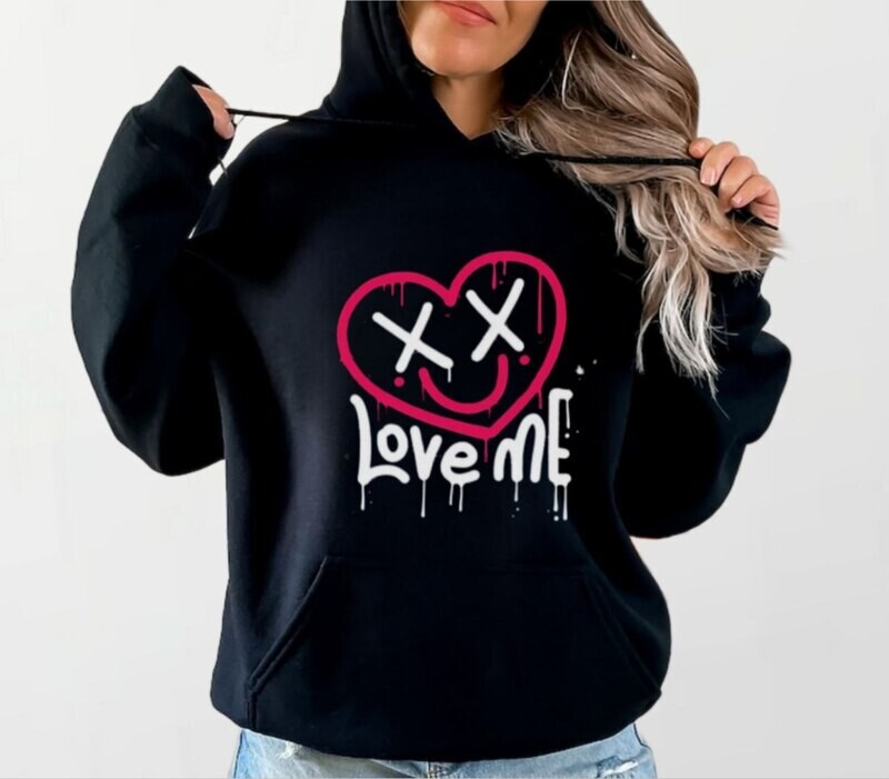 Love me_Women&#39;s Elite Hoodie black