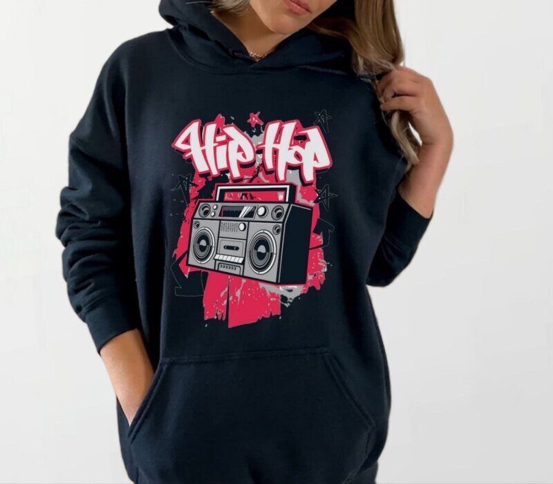 Hip hop box pink_Women&#39;s Elite Hoodie black