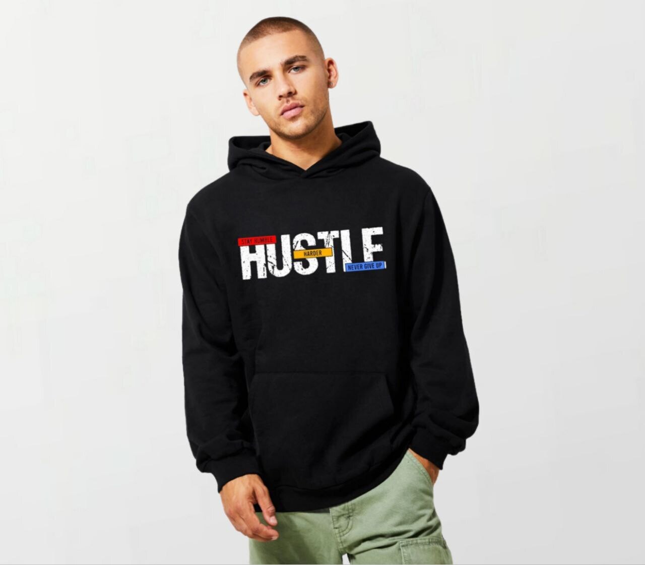 SHHN Hustle_Elite Hoodie black