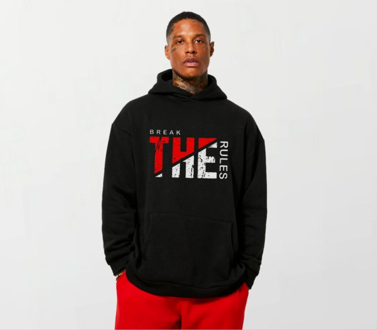 Break the rules2_Elite Hoodie black