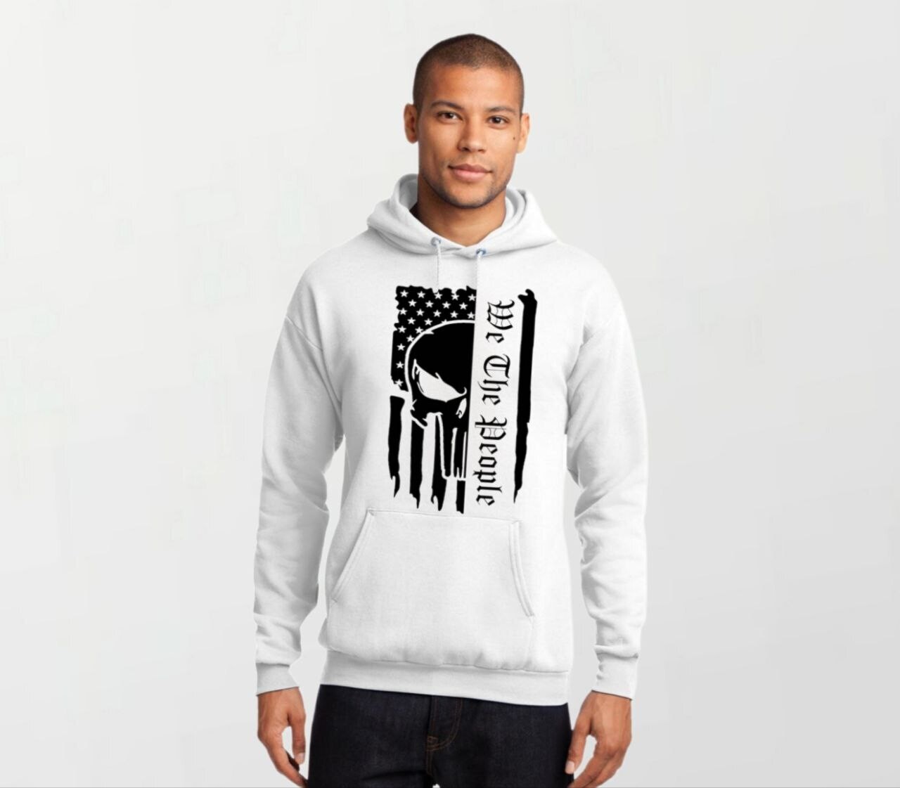 WTP Pun flag_Elite Hoodie white