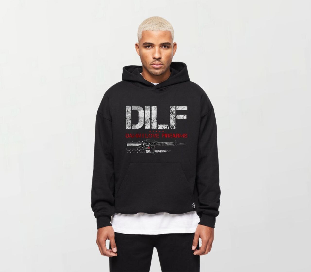 DILF_Elite Hoodie black