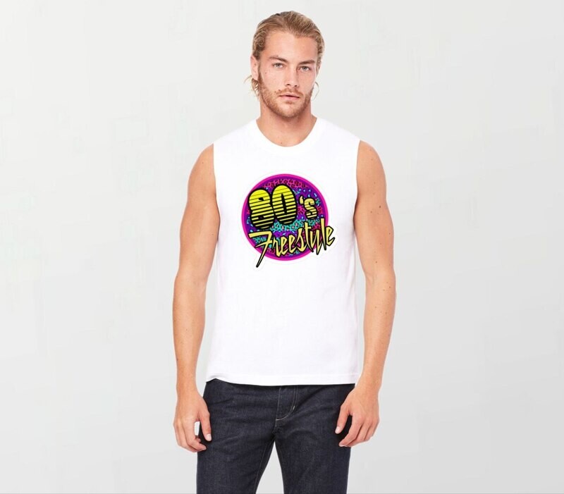 80s freestyle_Elite Sleeveless Tee white